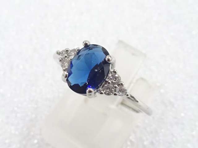 COLORED STONE FASHION RING / JP SIZE 14